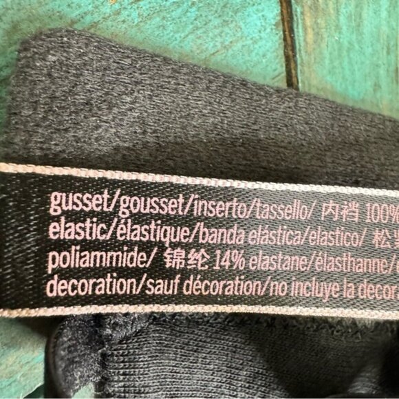 Victoria's Secret Very Sexy Black Bondage Bodysuit Size Small - Picture 11 of 12